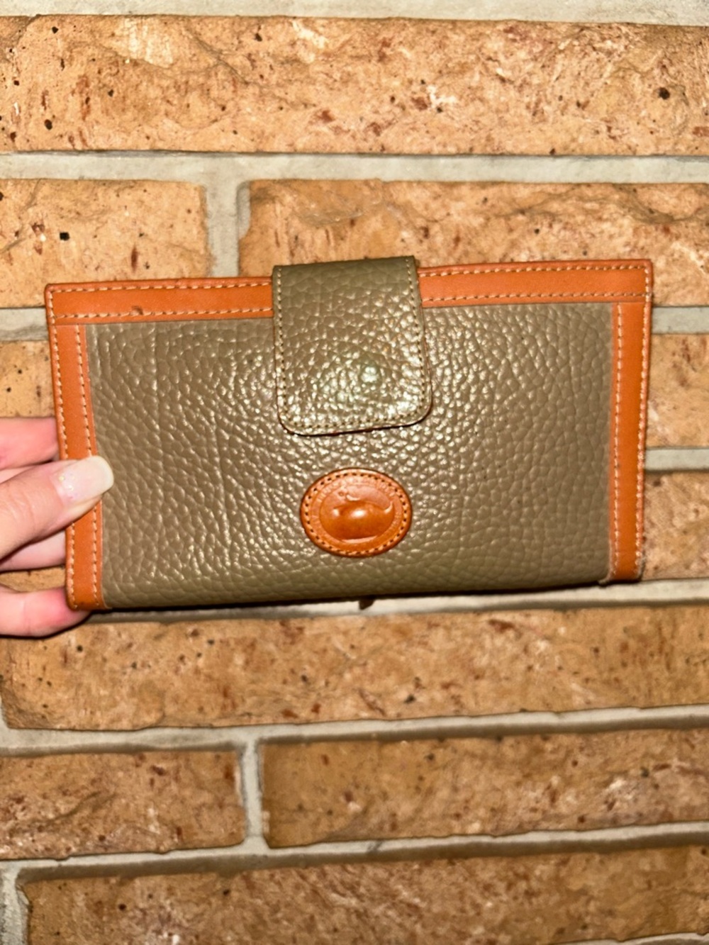 Vintage Dooney and Bourke Snap Wallet